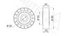 AUTEX 651151 Deflection/Guide Pulley, v-ribbed belt